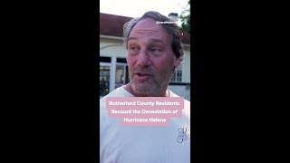 Rutherford County Residents Recount the Devastation of Hurricane Helene [upl. by Rapsag460]