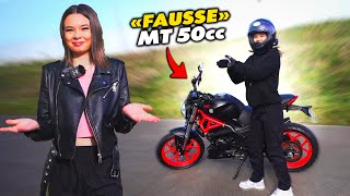 Amélie 17 ans grande passionnée de moto [upl. by Aineg]