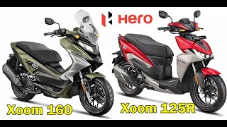 Hero MotorCorp Xoom 160 amp Xoom 125R  Unveiled at EICMA 23 TM [upl. by Lalitta]