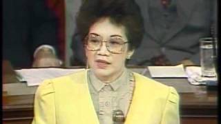 httprtvmgovph  President Corazon Aquino before the US Congress [upl. by Gary]