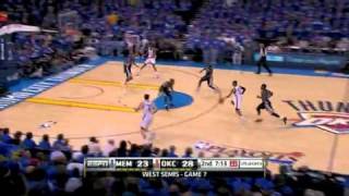 NBA Playoffs 2011 Memphis Grizzlies Vs OKC Thunder Game 7 Highlights 34 [upl. by Ardnazil873]