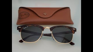 The Most Stylish RayBan Sunglasses RayBan Clubmaster RB3016 W0366 Gold Havana Tortoise Polarised [upl. by Lilah]