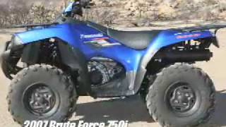 ATV Television Test  2008 Kawasaki Brute Force 750 [upl. by Trilby]