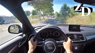 Audi Q3 Quattro SLine 2017  POV Test Drive amp Binaural Audio [upl. by Dleifyar87]