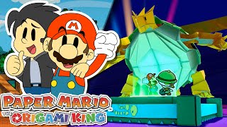 32 EL TEMPLO CHAMPI ASCIENDE  Paper Mario Rey de Origami  en ESPAÑOL con  Red Shock [upl. by Qerat]