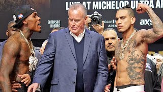 OVERWEIGHT Jermall Charlo TAUNTS Jose Benavidez Jr at weigh in • FULL WEIGH IN amp FACE OFF VIDEO [upl. by Jadda581]