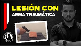 Lesion con arma traumática [upl. by Damali301]