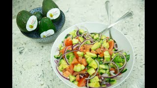 Quick amp Easy Avocados from Peru Salad 2Ways [upl. by Goodard3]