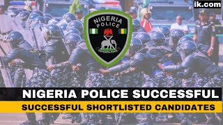 Nigeria Police Shortlisted Candidates 20242025  Check NPF  NPFSHORTLIST NPF [upl. by Myron]