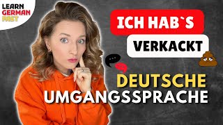 ALLTAGSDEUTSCH 🇩🇪 So sprechen die Deutschen  Learn German Fast [upl. by Ggerg815]