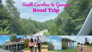 South Carolina to Georgia ROAD TRIP  Greenville South Carolina to Clayton Georgia roadtrip [upl. by Aliza]