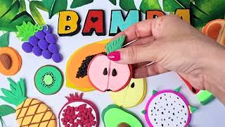 ✅ DIY Fruity Fridge Magnets You Can Make TODAY bambaartist [upl. by Culosio]