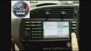 mObridge iPod Adapter System in a Saab 200306 ICM [upl. by Acnayb]