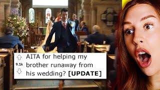 AITA for helping my Brother runaway from his wedding  REACTION [upl. by Hoenack]