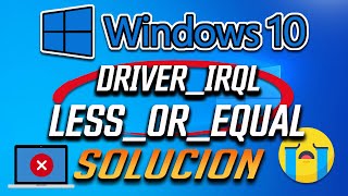 Cómo Reparar DRIVERIRQLNOTLESSOREQUAL en Windows 1087  3 Soluciones [upl. by Yeliah]