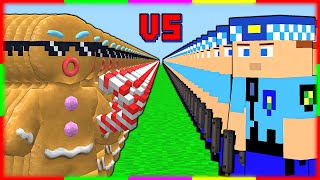 KURABİYE ORDUSU VS KEREM KOMİSER ORDUSU 😱  Minecraft [upl. by Judye]