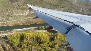 Jetstar A320 VHVGP Queenstown Arrival [upl. by Aisatsan]