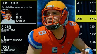 QB sets INSANE Record  Total Relocation Rebuild Madden 24  Ep 55 [upl. by Annohs992]