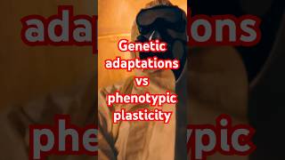 Genetic adaptations vs phenotypic plasticity [upl. by Debbi182]