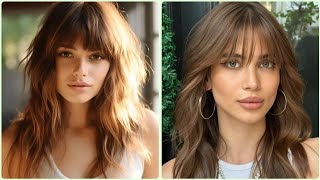 Flattering Bang Haircut Ideas For Every Face Shape [upl. by Arelc221]