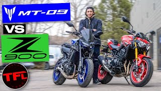 Yamaha MT09 vs Kawasaki Z900 Which Naked Bike Is KING [upl. by Rodrich]