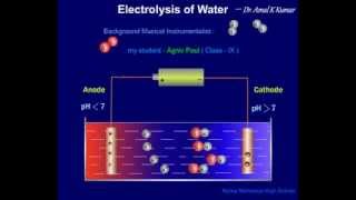 Electrolysis of Water  Molecular Animation   Dr Amal K Kumar [upl. by Amluz]