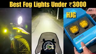 Install HJG Fog Lights On Himalayan 450  Best Fog Lights Under ₹3000 [upl. by Eejan]