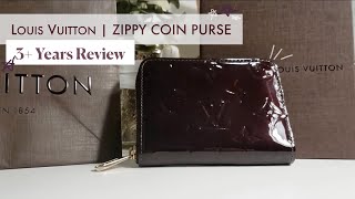 Zippy Coin Purse Review  Louis Vuitton  3 yrs [upl. by Eimilb]