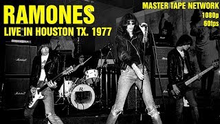 Ramones Live in Houston TX 1978 Master Tape Network 1080P 60fps HD [upl. by Hembree]