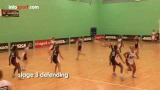 Netball Game Essential Defending Skills [upl. by Nylekoorb]