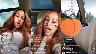 Danielle Bregoli Live Bhad Bhabie Instagram Live Shows Off Moves 👀  January 7th 2020 [upl. by Sellig233]