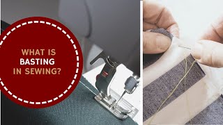 What is BASTING in sewing [upl. by Eiznek]