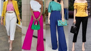 Outfits con PANTALONES en TENDENCIA de MODA PRIMAVERA VERANO 2024 [upl. by Diena]