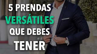 5 prendas VERSÁTILES que todo hombre DEBE TENER [upl. by Ahsyia286]