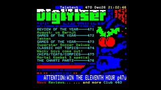 Teletext Snapshot 26121995 Digitizer Bambozle Game charts [upl. by Liamsi208]