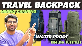 Best Rucksack Under 3000⚡Best Travel Backpack 2023⚡Top 5 Hiking Backpack In India [upl. by Eca]