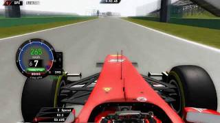 rFactor F1 2011 WCP  Fernando Alonso at Magny Cours [upl. by Florri]