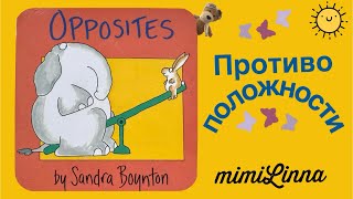 Opposites by Sandra Boynton Противоположности In English amp Russian На двух языках [upl. by Gnni14]