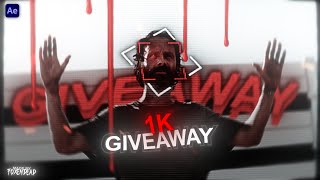 1K Giveaway After effects CCs Shakes Overlays Twixtors [upl. by Nannette940]