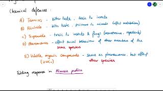 A2 Biology  Plant responses to herbivory OCR A Chapter 163 [upl. by Willi252]