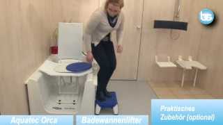 Invacare Badewannenlifter Aquatec Orca wwwburbachgoetzde 3 [upl. by Strang]