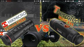 ThermTec Wild 335 vs Hikmicro Falcon FH35 Vergleich Test Sensor 384x288 Wärmebildgeräte für die Jagd [upl. by Inatirb928]