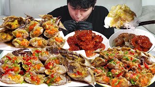 도둑이야 밥도둑 간장게장 먹방 몰아보기🦀🦐 Ft양념게장 새우장 Soy Sauce Marinated Crab MUKBANG ASMR REALSOUND EATINGSHOW [upl. by Oinota627]