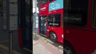 London bus 139 route to Golders Green station 🇬🇧 shots london bus moreviews moresubscribers [upl. by Kcirdde731]