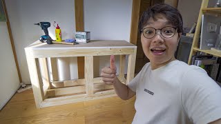 Beautiful DIY 2x4 Aquarium Stand Build [upl. by Dehnel557]