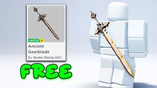 FREE LIMITED UGC How to get ANCIENT GEARBLADE in LOOT QUEST  Roblox [upl. by Oreves]