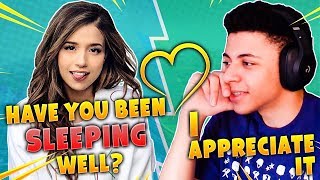 Pokimane Cares About Myth CUTEST DUO Fortnite Battle Royale Highlights Moments [upl. by Wyatan169]