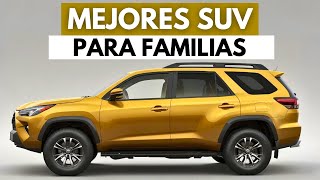 Los 7 mejores SUV familiares para 2024 [upl. by Eve]