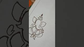 GANPATI BAPPA MORIYA🙏MEHNDI FILLING ytshorts YouTubeshort short ganesa mehndi mehadiart [upl. by Eiramaliehs111]