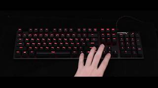 Подсветка клавиатуры HyperX Alloy FPS [upl. by Eicnan695]